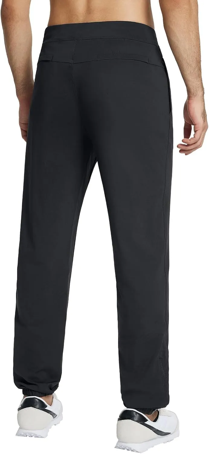 baleaf 30'' Men's Golf Joggers Pants Stretch Lightweight Workout Running Travel Track Sweatpants Quick Dry Zip Pockets