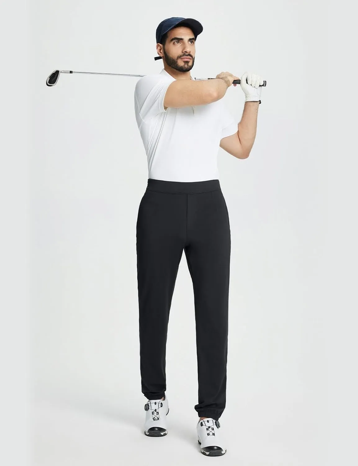 baleaf 30'' Men's Golf Joggers Pants Stretch Lightweight Workout Running Travel Track Sweatpants Quick Dry Zip Pockets