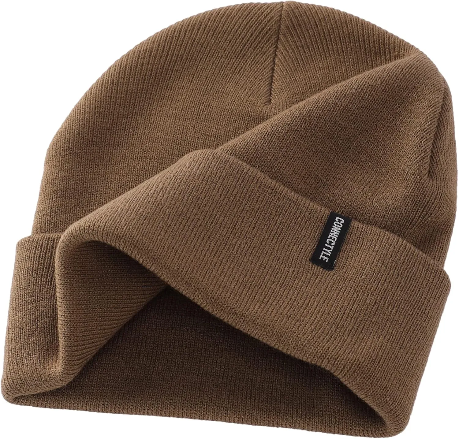 Connectyle Men's Knit Cuffed Beanie Acrylic Winter Beanies Slouchy Watch Cap