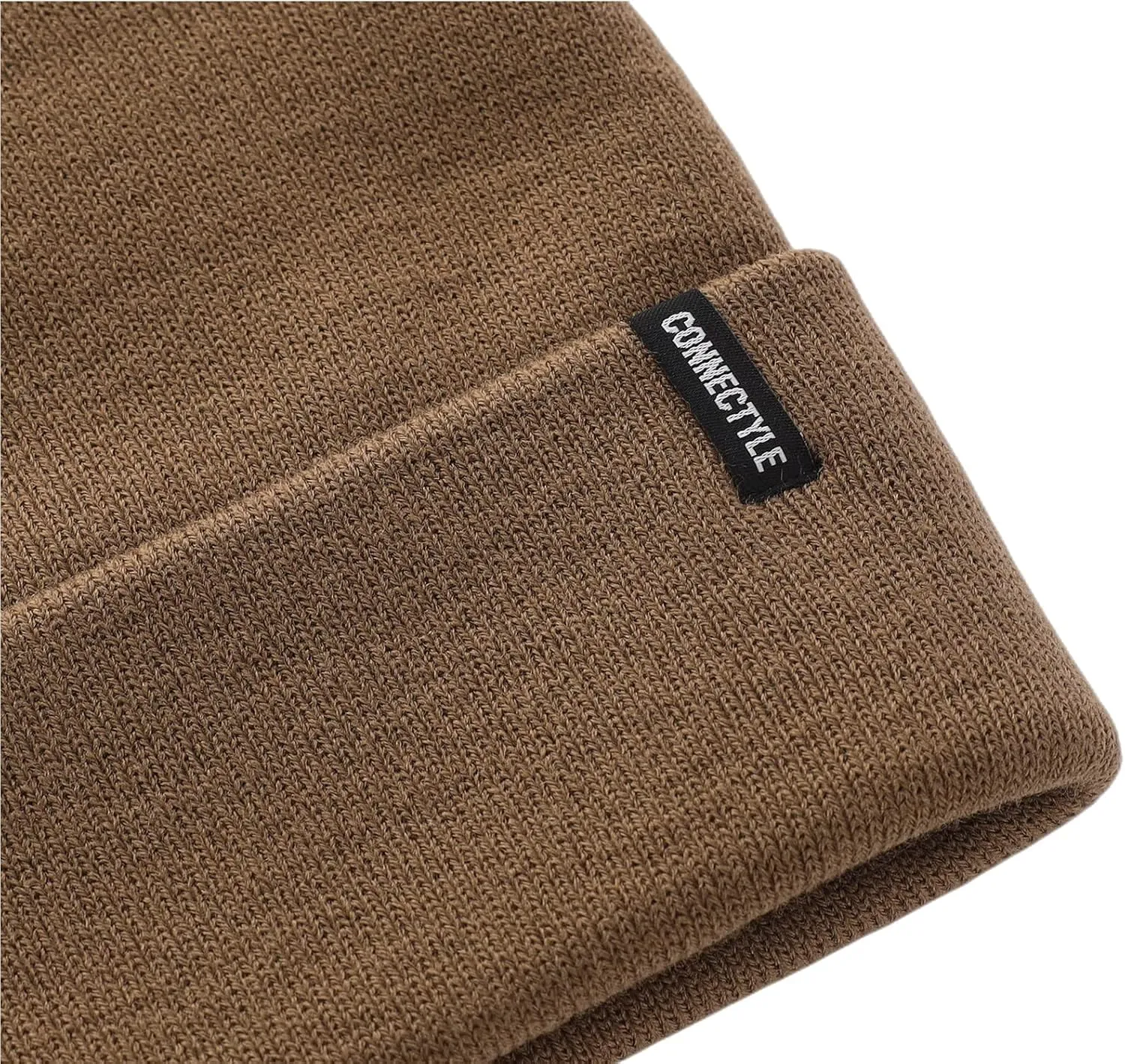 Connectyle Men's Knit Cuffed Beanie Acrylic Winter Beanies Slouchy Watch Cap