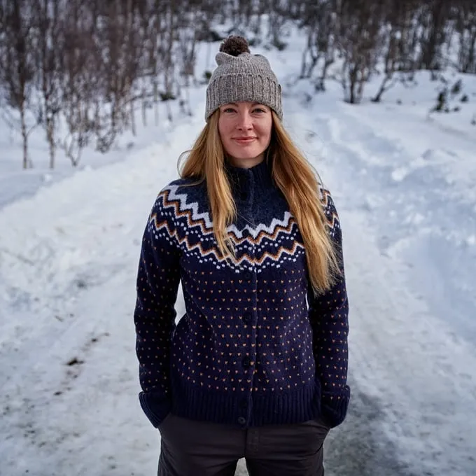Fjallraven Ovik Pom Hat Beanie CHALK WHITE
