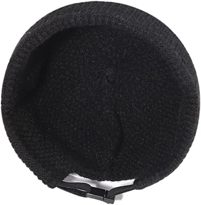 Mens Brimless Hats Adjustable Docker Cap Unisex Winter Casual Knitted Beanie Skull Caps