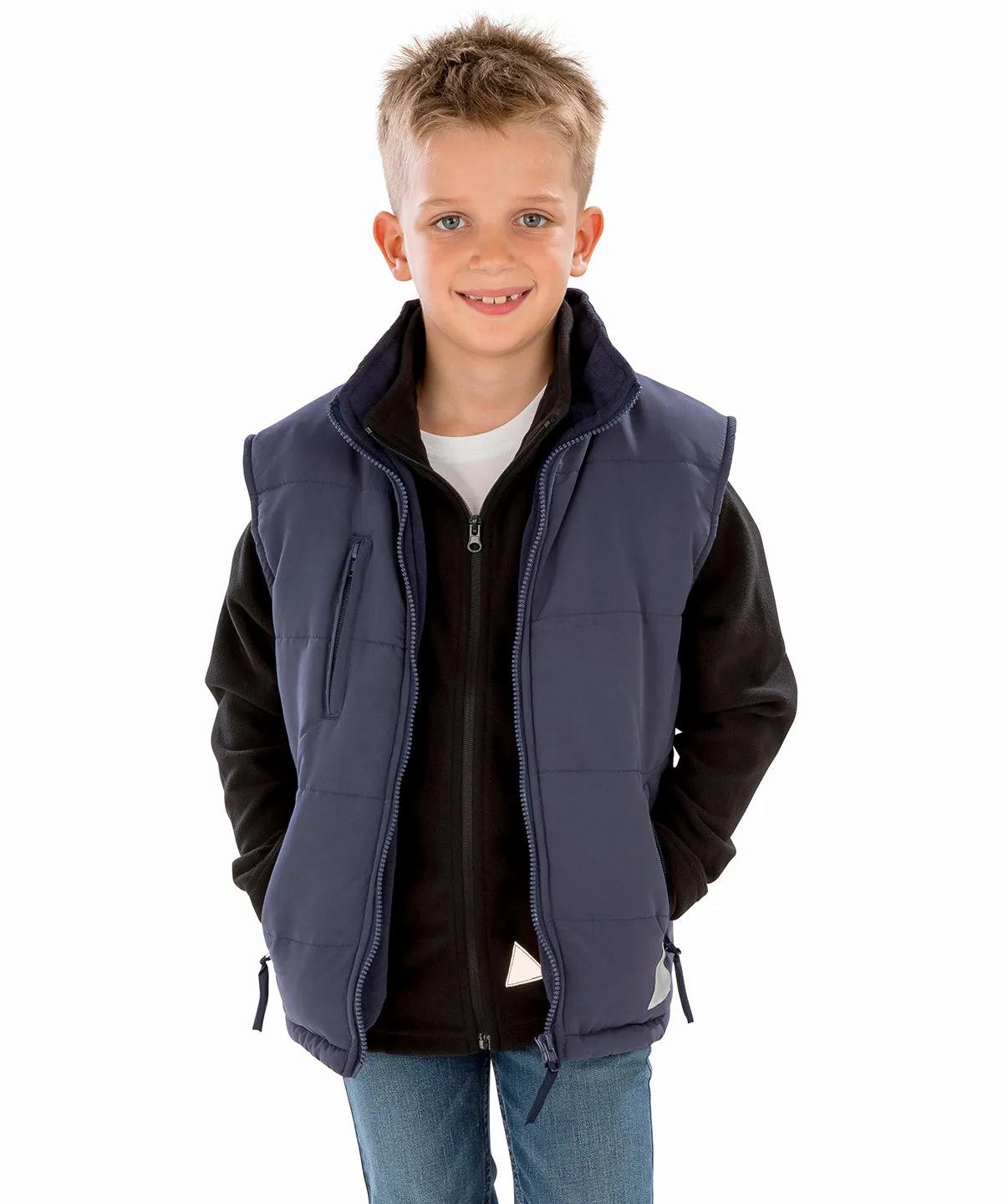 Navy - Junior ultra padded bodywarmer