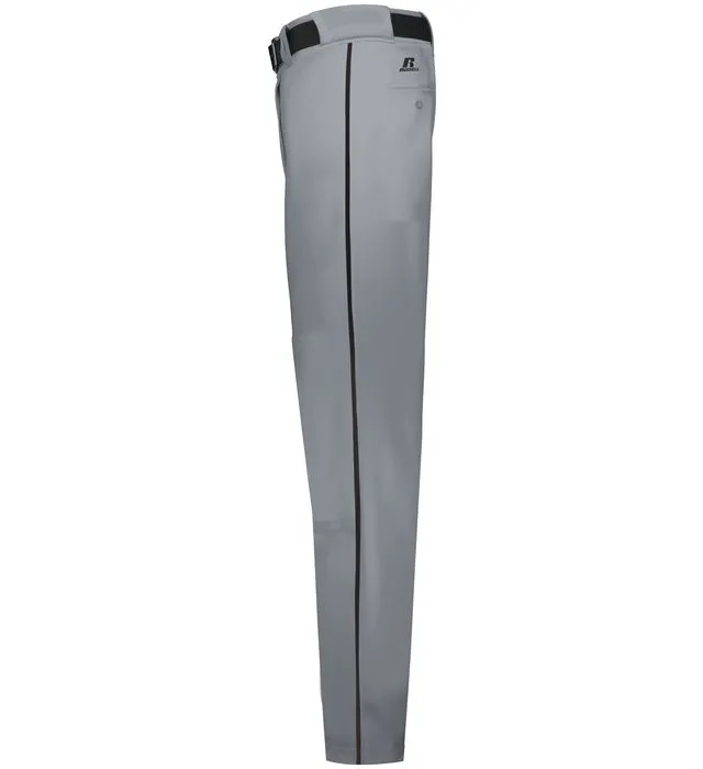 Russell Baseball Grey with Black Change Up Piped Adult Baseball Pants