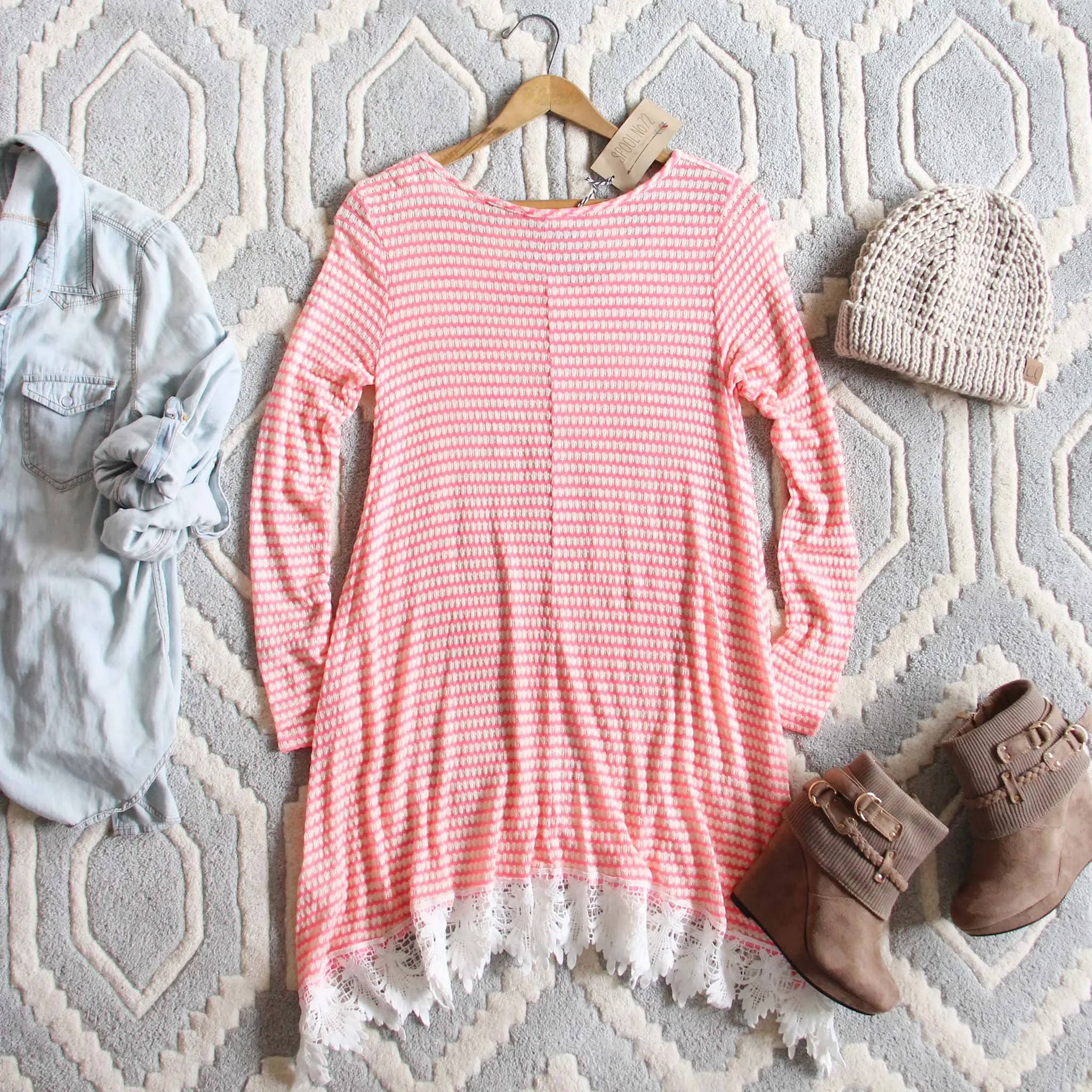 Thermal & Lace Dress